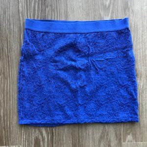 Blue Lace Skirt
